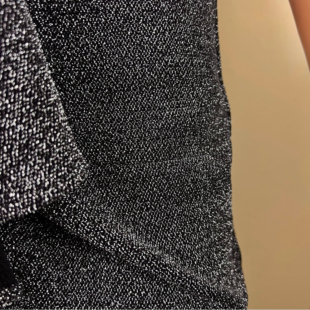 ISABEL MARANT ETOILE SILVER METALLIC MINI SKIRT - Picture 5 of 12